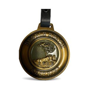 Pebble Beach Bronze and Black Bag Tag - Golf -Elite - Titleist - CALLAWAY- Golf